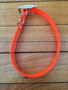 SOS Blaze Orange & Reflective Dog Collar - Medium (27.5cm to 44.5cm)