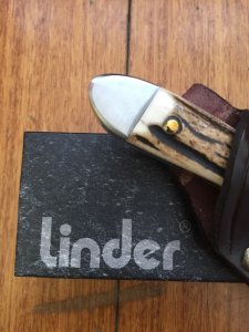 Linder Compact Hunter knife with sheath
