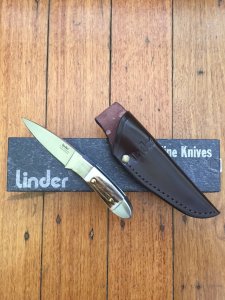 Linder Compact Hunter knife with sheath