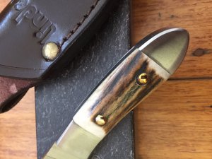 Linder Compact Hunter knife with sheath