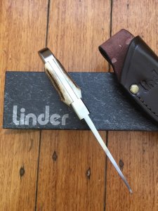 Linder Compact Hunter knife with sheath