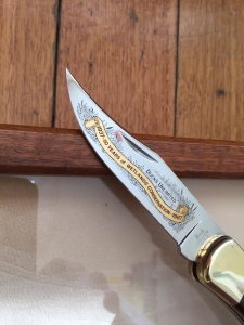 Buck Knife: Buck 110 Custom Ducks Unlimited 50 Year Edition in Wooden Box