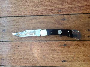 Buck Knife: Buck 110 Custom Shop Ducks Unlimited 50 Year Edition in Box