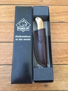 Puma Knife: Puma IP Ela Olive Handled Fixed Blade Knife