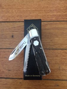 Puma Knife: Puma Jagdtaschenmesser II Hunting Pocket Knife with Stag Antler Handle