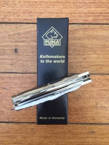 Puma Knife: Puma Jagdtaschenmesser II Hunting Pocket Knife with Stag Antler Handle