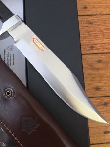 Puma Knife: Puma Bowie phönix- Phoenix Big Bowie with Pakka Wood Handle