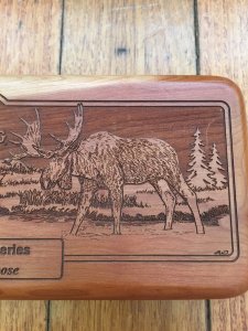Browning Knife Limited Edition Moose Model 29 knife in Display Case 1 of 3000