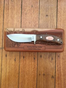 Browning Knife Limited Edition Moose Model 29 knife in Display Case 1 of 3000