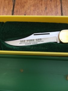 Puma Model 960 CUB 1977 Folding Lock Knife in original box Serial Number 83774