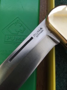 Puma Rare model 970 PLANTER 1970 Folding Lock Knife in box Serial Number 33073