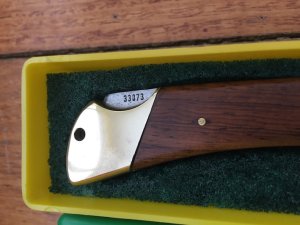 Puma Rare model 970 PLANTER 1970 Folding Lock Knife in box Serial Number 33073