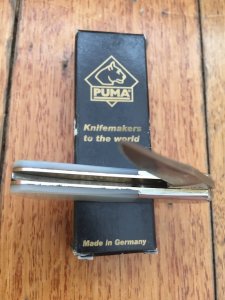 Puma Knife: Puma 2004 German Micro Folding Knife with Mother of Pearl Handle
