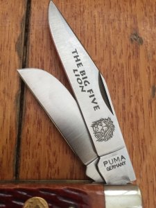 Puma Set of 5 - The African Game Big Five Stockman Knives