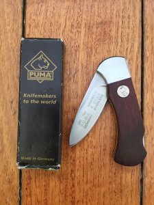Puma Knife: Puma 4 Star Mini Folding Lock Knife with Rosewood Handle