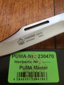 Puma Knife: PUMA Master 230470