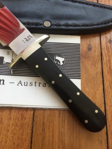 John Stapleton South Australian Custom Knife Maker Mirror Finish Bowie Knife