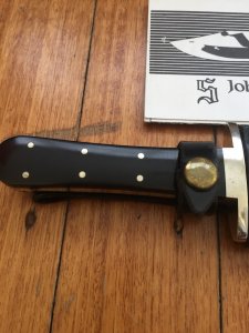 John Stapleton South Australian Custom Knife Maker Mirror Finish Bowie Knife