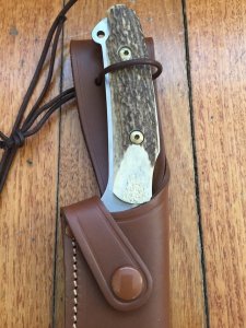 Puma Knife: Puma 2001 Bowie II Special Edition Handmade Knife with Stag Antler Handle