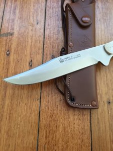 Puma Knife: Puma 2001 Bowie II Special Edition Handmade Knife with Stag Antler Handle
