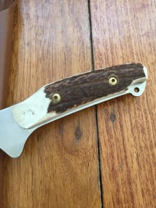 Puma Knife: Puma 2001 Bowie II Special Edition Handmade Knife with Stag Antler Handle