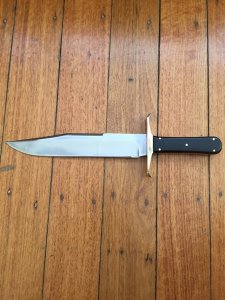 Custom Knife Maker HOPPY Mirror Finish Bowie Knife