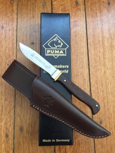 Puma Knife: Puma 2004 Hunters Pal with Stag Handle & Dark Brown Sheath