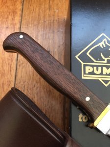Puma Knife: Puma Hunters Pal with Eiche (Oak) Hardwood Handle