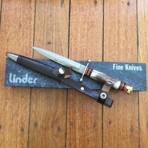 Linder Imitation Pearl Handled German Stiletto Knife