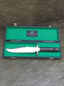 Holland & Holland Rare English Bowie knife in Display Box