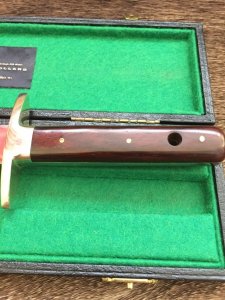 Holland & Holland Rare English Bowie knife in Display Box