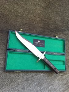 Holland & Holland Rare English Bowie knife in Display Box