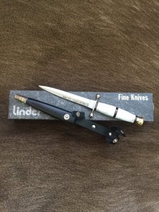 Linder Imitation Pearl Handled German Stiletto Knife