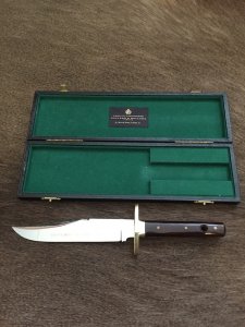 Holland & Holland Rare English Bowie knife in Display Box