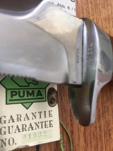 Puma Knife: Puma Rare 1985 Auto White Hunter Knife with 2 sheathes and original Plastic Box