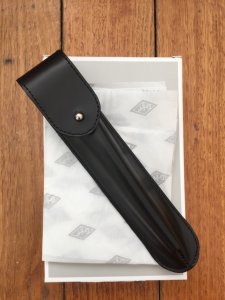 Puma Knife: Puma Original Cut Throat Razor with Black Leather case