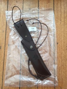 Puma Knife Sheath: Puma Brown Leather Rüdemann 40 model Knife Sheath