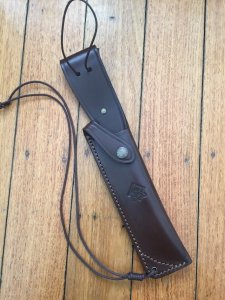 Puma Knife Sheath: Puma Brown Leather Wildtöter model Knife Sheath