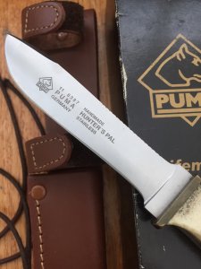 Puma Knife: Puma 2001 Hunters Pal with Stag Antler Handle & Sheath