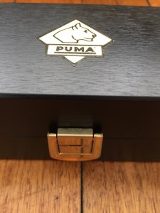 Puma Knife: Rare Puma 'Me Fecit' ' Anniversary Knife with Stag Handle Display Box & Certificate #046/245