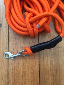 Long Dog Lead: Professional 20 metre Dog Trainer Blaze Long Lead with Metal swivel Clip