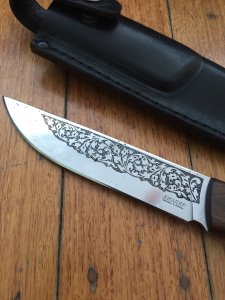 Kizlyar Knife: Kizlyar Original Sterkh2 Laser-Etched Blade
