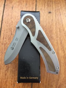 Puma Knife: Puma 2005 Naris Brushed Aluminium Tactical Folding Lock Knife