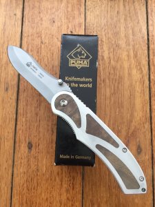 Puma Knife: Puma Naris Brushed Aluminium Tactical Folding Lock Knife