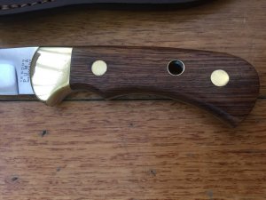 Puma Knife: Puma 1990 4 Star Fixed Blade Nicker Knife with Walnut Handle 46092