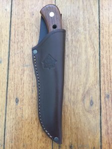 Puma Knife: Puma 1987 4 Star Fixed Blade Nicker Knife with Rosewood Handle 43782