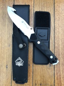 Puma Knife: Puma Rare 132001 2002 Huntac Tactical Survival Knife with Gut Hook