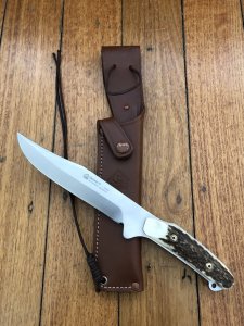 Puma Knife: Puma 2002 Bowie II Special Edition Handmade Knife with Stag Antler Handle