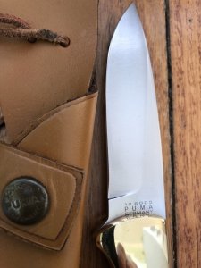 Puma Knife: Puma 1984-91 4 Star Fixed Blade Nicker Knife with Rosewood Handle