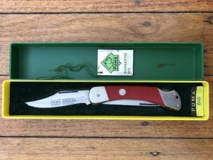 Puma Knife: Puma Rare 1988 model 230868 Angler Knife with original box and warranty